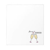 たった今結婚しました ノートパッド (正面)