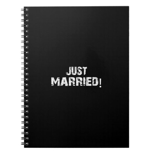 たった今結婚しました ノートブック (正面)