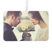 たった今結婚しました |フォトカスタムー カーエアーフレッシュナー (裏面)