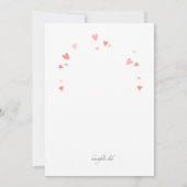 たった今結婚しました(ブロンドグルーミング)招待状 招待状 (裏面)