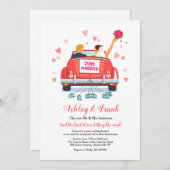 たった今結婚しました(ブロンドグルーミング)招待状 招待状 (正面/裏面)