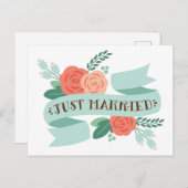 たった今結婚しました ポストカード (正面/裏面)