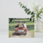 たった今結婚しました ポストカード (スタンド正面)