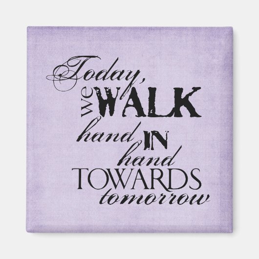 たった今結婚しました マグネット (正面)