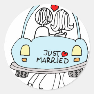 たった今結婚しました ラウンドシール