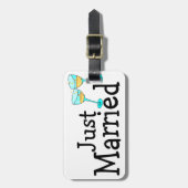 たった今結婚しました ラゲッジタグ (正面縦)
