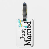 たった今結婚しました ラゲッジタグ (裏面縦)