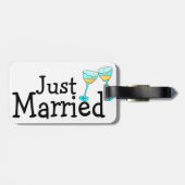 たった今結婚しました ラゲッジタグ (裏面横)
