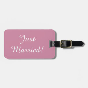たった今結婚しました ラゲッジタグ