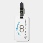 たった今結婚しました ラゲッジタグ (正面縦)