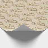 たった今結婚しました ラッピングペーパー (角)