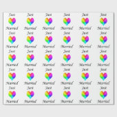 たった今結婚しました ラッピングペーパー (フラット)