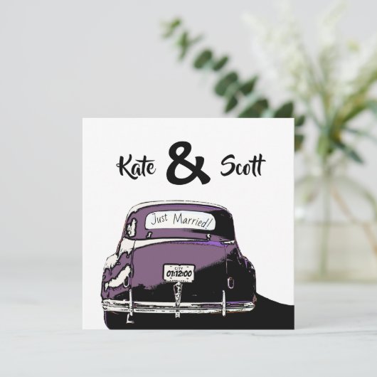 たった今結婚しました、ヴィンテージカー追加詳細 (スタンド正面)