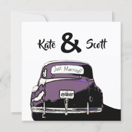 たった今結婚しました、ヴィンテージカー追加詳細