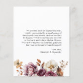 たった今結婚しました |予算結婚の写真のお知らせ (裏面)