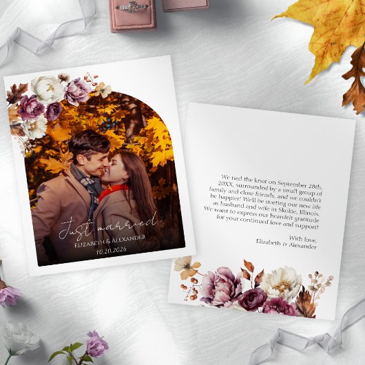 たった今結婚しました |予算結婚の写真のお知らせ