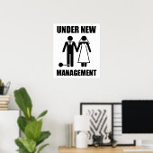 たった今結婚しました、新しい管理下 ポスター (ホームオフィス)