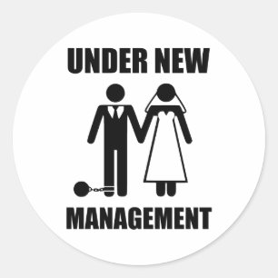 たった今結婚しました、新しい管理下 ラウンドシール