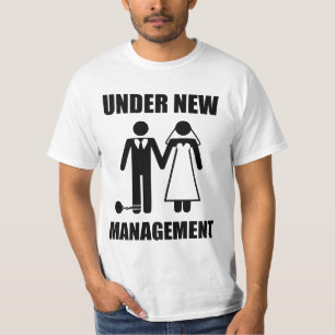 たった今結婚しました、新しい管理下 Tシャツ