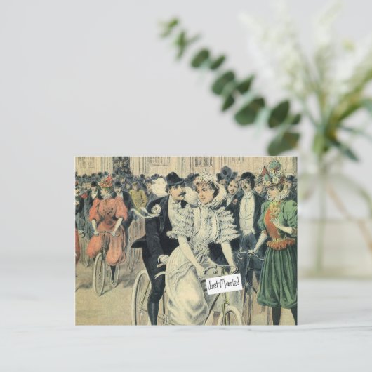 たった今結婚しました 案内ポストカード (スタンド正面)