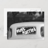 たった今結婚しました 案内ポストカード (正面/裏面)