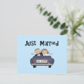 たった今結婚しました 案内ポストカード (スタンド正面)