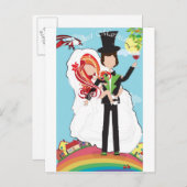 たった今結婚しました! 案内ポストカード (正面/裏面)