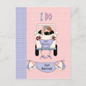 たった今結婚しました 案内ポストカード (正面)