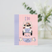 たった今結婚しました 案内ポストカード (スタンド正面)