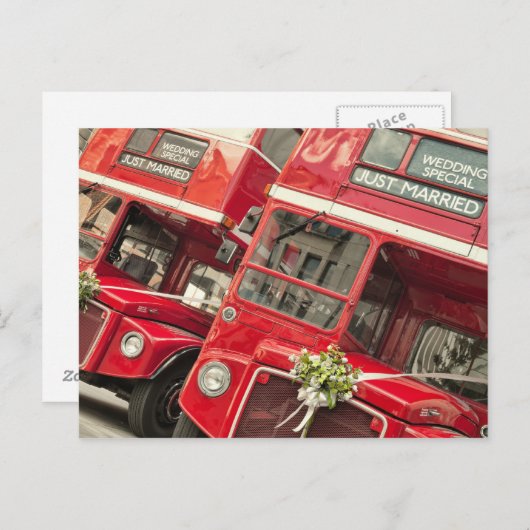 「たった今結婚しました」 案内ポストカード (正面/裏面)