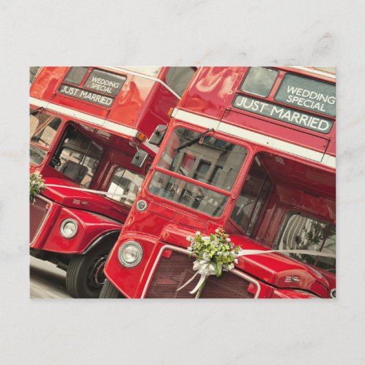 「たった今結婚しました」 案内ポストカード (正面)