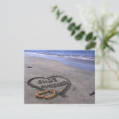 たった今結婚しました 案内ポストカード (スタンド正面)