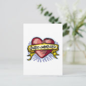 たった今結婚しました 案内ポストカード (スタンド正面)