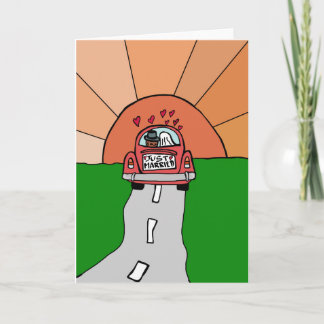 たった今結婚しました 案内状