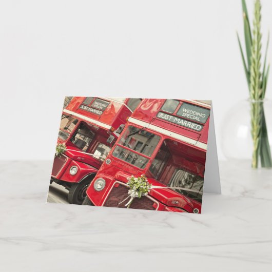 "たった今結婚しました" 案内状 (正面)