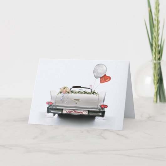 たった今結婚しました 案内状 (正面)