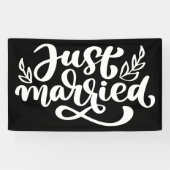たった今結婚しました 横断幕 (横)