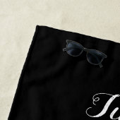 たった今結婚しました |結婚のハネムーン ビーチタオル (インサイチュ)