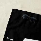 たった今結婚しました |結婚の新婚旅行 ビーチタオル (インサイチュ)