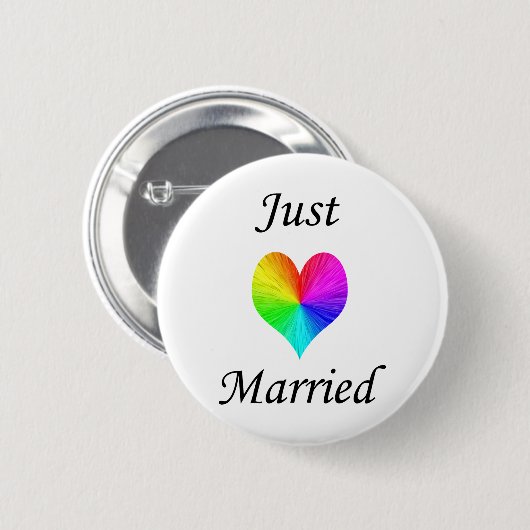 たった今結婚しました 缶バッジ (正面&裏面)