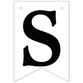 たった今結婚しました、赤いハート、および矢印 バンティングフラッグ (第3の旗)