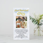 たった今結婚しました、2つの金ゴールドバンド/クラウド (スタンド正面)