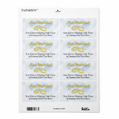 たった今結婚しました、2つの金ゴールドバンド/クラウド ラベル (フルシート)