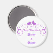 たった今結婚しましたnewlyweds Thunder_Cove マグネット (正面/裏面)