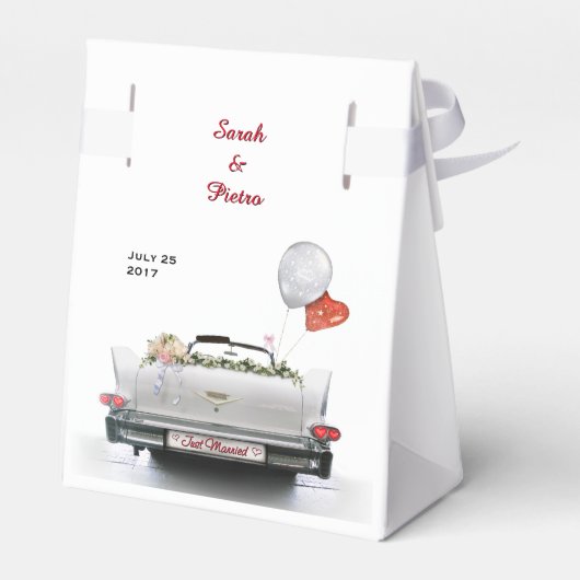 たった今結婚しましたOLDTIMER車 フェイバーボックス (裏面サイド)