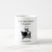 たった1章だけもう1章 Funny Reading Skeleton コーヒーマグカップ (中央)