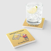 たった1つのビールガイ漫画の石コースター ストーンコースター (横)