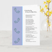 たった1日だ……新生児ボーイ カード (黄色い花)