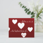 たっぷりハート! ポストカード (スタンド正面)