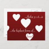 たっぷりハート! ポストカード (正面/裏面)